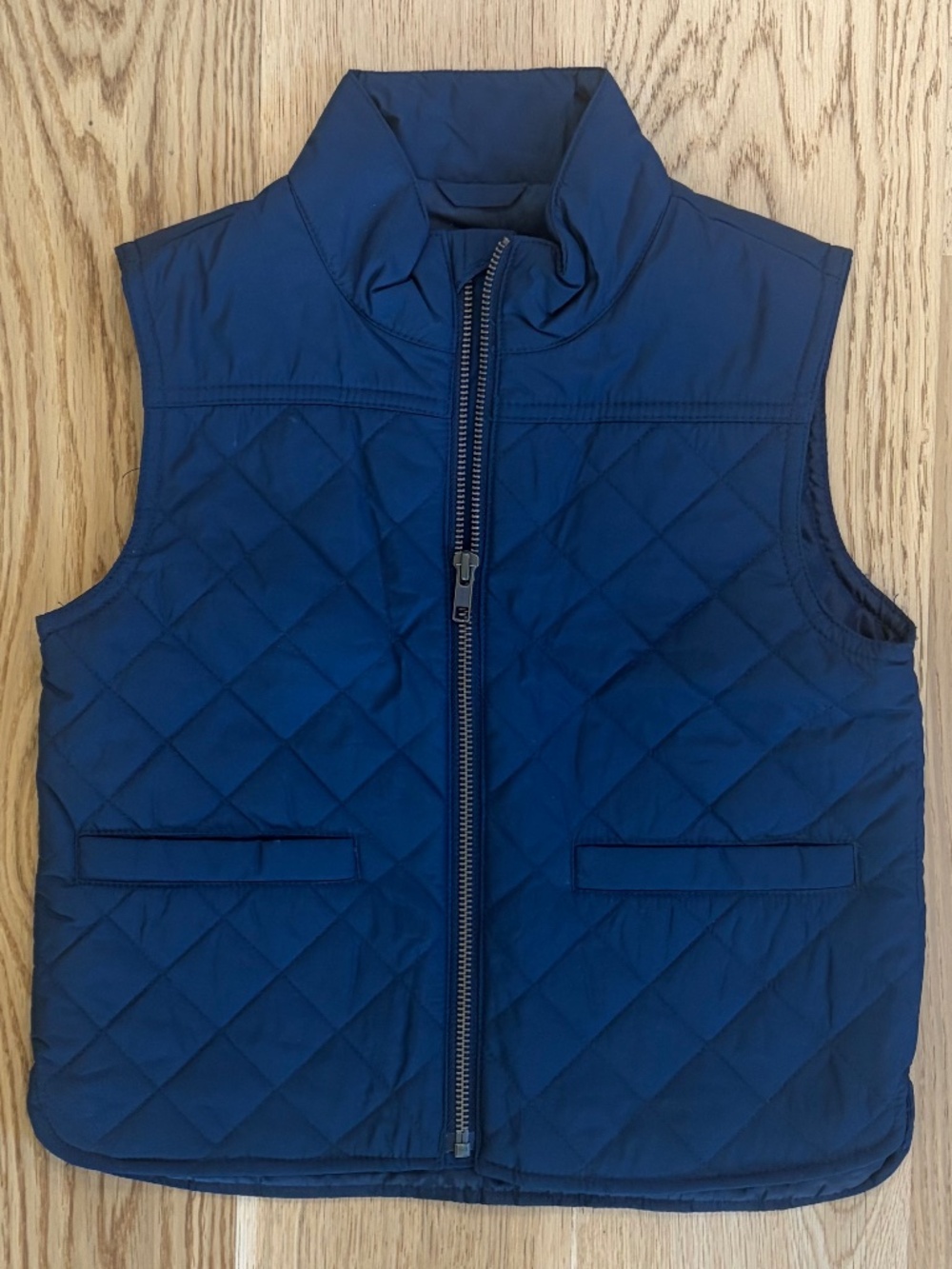 J Crew Crewcuts Blue Quilted Navy Blue Vest - size XS